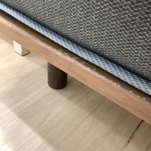 【セミダブル】無印良品&ニトリマットレスセミダブルベッドのご紹介です【トレファク東大阪箕輪店】
