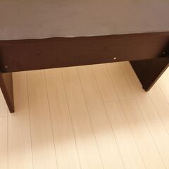 【無料】ダークブラウン　120ｃｍ　デスクの画像