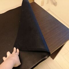 【無料】ダークブラウン　120ｃｍ　デスクの画像