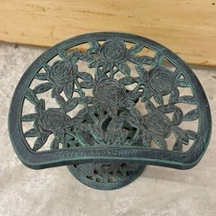 ガーデンチェア 庭 イス 非鉄製 ねじ式高さ調整 中古品 在庫2台の画像