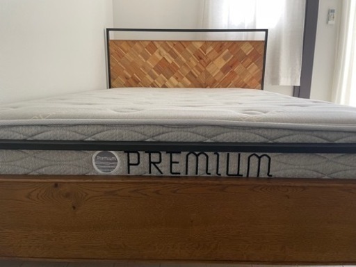 【決まりました】ダブルベットマットレス、フレーム