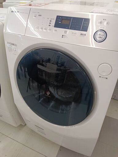 ★ジモティ割あり★ SHARP ドラム式洗濯乾燥機 10kg/6kg 19年製 動作確認／クリーニング済み TC756