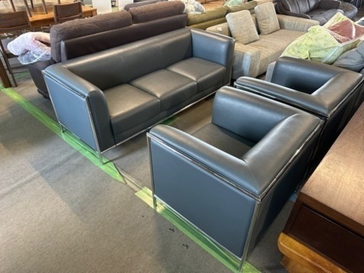 応接セット　1pソファ2個　3pソファ1個