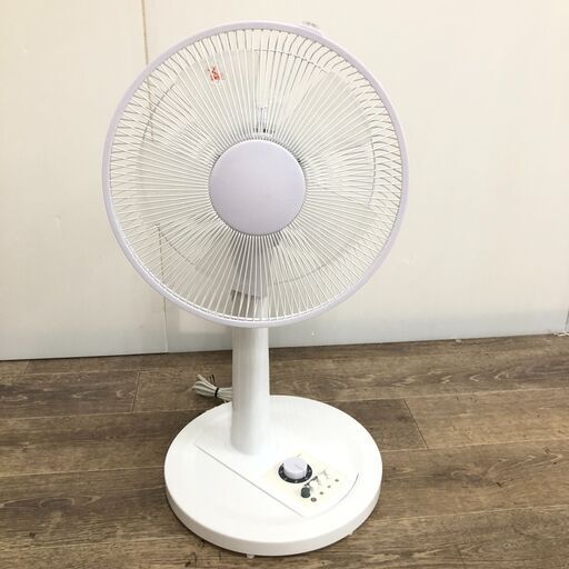 8/14終NH TEKNOS テクノス 30cm リビングメカ扇風機 KI-1737 2019年製 白 ホワイト 24g菊倉TK