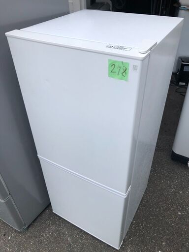 NO 278 北九州市内配送設置無料✨ 2020年　106L 2ドア冷蔵庫 Nグラシア WH
