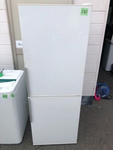 NO 282 北九州市内配送設置無料✨ AQUA アクア 冷蔵庫 275L・右開き ナチュラルホワイト AQR-D28E(W)