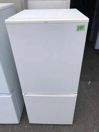NO 286 北九州市内配送設置無料✨ AQR-17J-W(ミルク) 2ドア冷蔵庫 右開き 168L