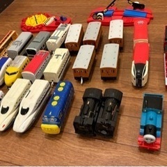 【プラレール】踏切／転車台／車両27個