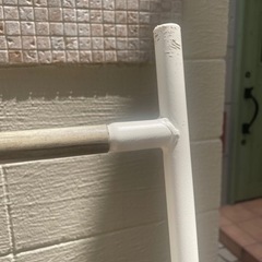 ハンガーラック　白の画像