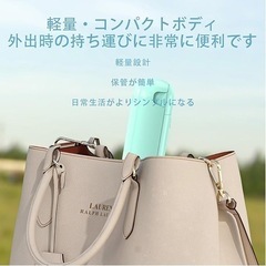 扇風機 ハンディファン 携帯扇風機 手持ちハンドヘルド ミニファン ハンドファン  USB充電式 小型 ポケットハンディファン[5-8動作時間]、懐中電灯付き、旅行/夏/コンサート/ラッシュ用ポータブルファン、男女性へのギフトグリーン の画像