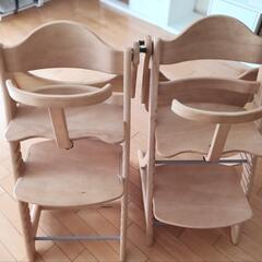 【7/28 29希望】２脚セット　ベビーチェア　大和屋　スクスク...