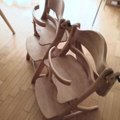 【7/28 29希望】２脚セット　ベビーチェア　大和屋　スクスク　スリムプラスの画像