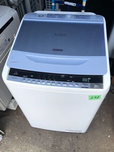 NO 298 ＝＝＝北九州市内配送設置無料✨ 日立 HITACHI ビートウォッシュ 全自動洗濯機 （8kg） ブルー BW-8WV A