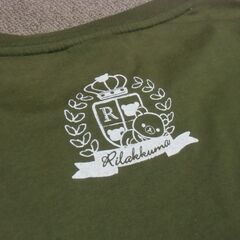 リラックマ 緑系 Tシャツ メンズ Mサイズ お譲りします。の画像