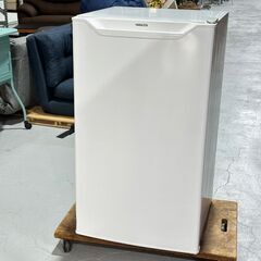 ★YAMAZEN★ 山善 直冷式冷凍庫 YF-U61 2021年 60L ホワイト 右開き 冷凍ストッカー 小型 コンパクト 耐熱天板の画像