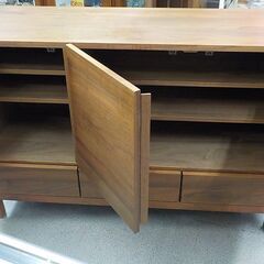 アルフォンゾ キャビネット 幅120×高80×奥45㎝ ウォールナット材 リビングボード alfonsoFG 西岡店の画像