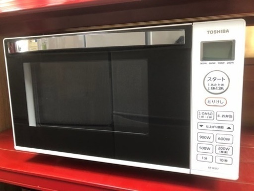 TOSHIBA ER-WS17 電子レンジ 2022年製 電子レンジ TOSHIBA ER-WS17 50Hz/60Hz 2023年製