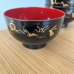 決まりました　お椀　5つの画像