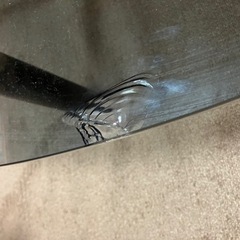ガラステーブル　家具　机　の画像