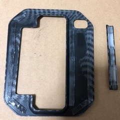 JB64　カーボン調シフトゲートパネル　中古の画像