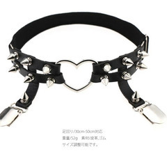 43個 商材 まとめ売り/スタッズ レザー ガーターベルト レッグガーターの画像