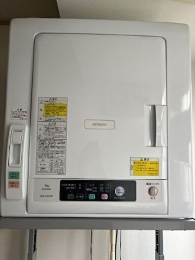 日立　衣類乾燥機　６.０ｋｇ　ピュアホワイト　DE-N60HV W