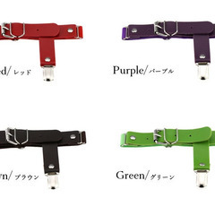 58個 商材 まとめ売り/ シンプル レザー ガーターベルト レッグガーターの画像