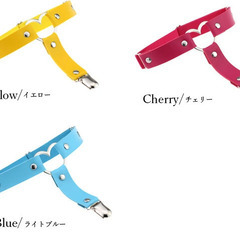 47個 商材 まとめ売り/ハートリングレザー ガーターベルト レッグガーターの画像
