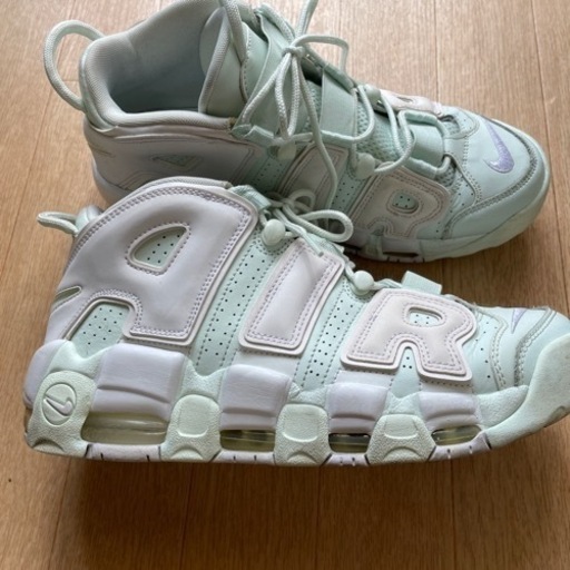 靴/バッグ NIKE AIR MORE UPTEMPO BARELY GREEN