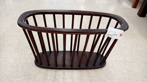 ★ジモティ割あり★ キツツキマーク マガジンラック ブラウン H×D×W クリーニング済み TJ7430