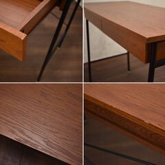 【ヤ取8/11終了】≪yt1502ジ≫ niko and .../ニコアンド デスク 幅100cm リビングテリトリーシリーズ アイアン/ビンテージ風/おしゃれ/中古家具/宮城県仙台市 60707-02の画像