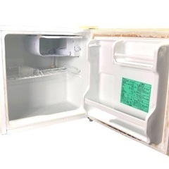 YAMADA ノンフロン冷蔵庫 YRZ-C05B1 冷蔵庫 冷凍ストッカー 1ドア ノンフロン　冷蔵庫 1ドア ホワイト 家電 45L 2016年製 動作品 の画像