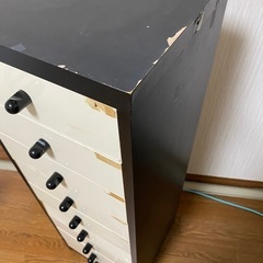 木製　引出し収納　9段　