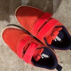 クロックス&キッズスニーカー　18.5センチ20センチ　赤　レッド　　の画像