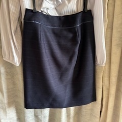 入学式用の服　紺色　9号サイズ　コサージュ付き