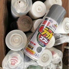 中古新品ラッカースプレーと雑貨セットの画像