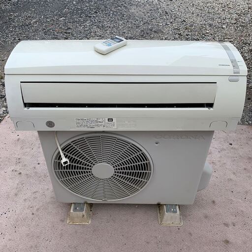 打ち合わせ中 2019年製6畳～8畳 コロナエアコン CSH-N2219R 冷房/暖房　中古動作保証 取り外し品買取りします！
