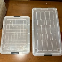 値下げしました。２個まとめて収納ケースの画像