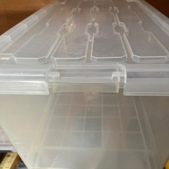 値下げしました。２個まとめて収納ケースの画像
