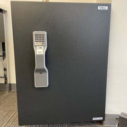 エーコー 家庭用耐火金庫 OSD-FE ガードマスター テンキー式/指紋照合式 A4ファイル収納 一般紙用1時間耐火試験合格 EIKO