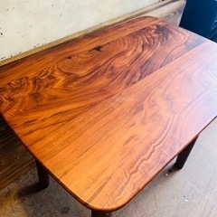 《売約済》【武蔵小山店】 IDC 大塚家具　IDC大塚家具　サイドテーブル　ミニテーブル　ウォールナット　ウォルナット　テーブル　無垢材　シネマ　cinema 検　ダイニングテーブル　センターテーブル　コーナーテーブル 🚚 運搬無料エリア有 / 品川区 リサイクルショップ ランバールーム 武蔵小山店  ◀︎ 武蔵小山パルム 戸越銀座 隣の画像