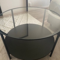 IKEA テーブル/VITTSJÖ ヴィットショー美品の画像