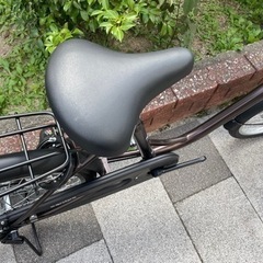 🔶新車🔶20インチ　乗り降りしやすいU型フレーム　LEDダイナモライト　ブラウン　点検調整永久無料　西宮の画像