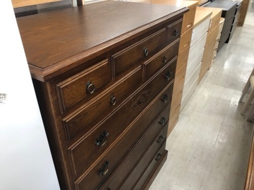 EZO ハイチェスト 7段 ドマニーブラウン のご紹介【トレファク堺福田店】