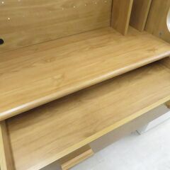 北海道 千歳市/恵庭市 近郊配送 ベガコーポレーション 食器棚 Chinovia A ライトブラウン 店頭でのお受渡し大歓迎の画像