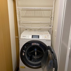 【ニトリ　洗濯機ラック　大幅値下げ！　０円　差し上げます】（取りに来てくださる方に限定）の画像