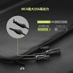 ソーラーパネル 200W 折りたたみ式ソーラーチャージャー 18V太陽光パネル 最大25A出力の画像