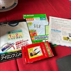 インクジェット用アイロンプリント、写真用紙