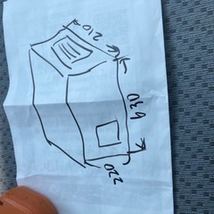 アルミコンテナ４トン車に乗ってる大きさですの画像