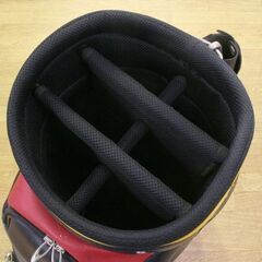 劣化あり TaylorMade キャディバッグ カート型 8.5型 6分割 ブラック 札幌市 清田区 平岡の画像